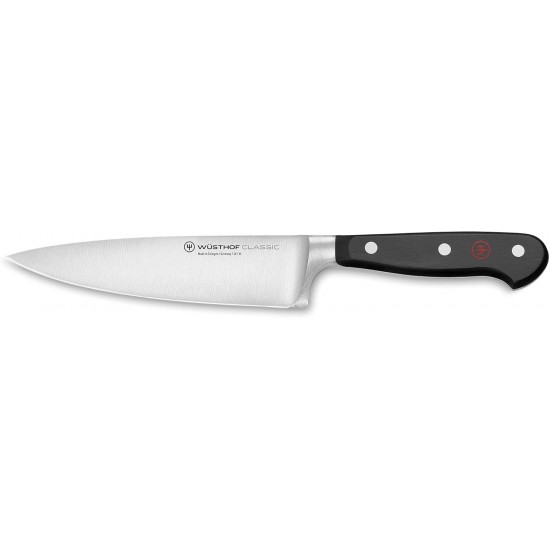 WÜSTHOF Classic 6” Chef’s Knife, Black - Made in Germany