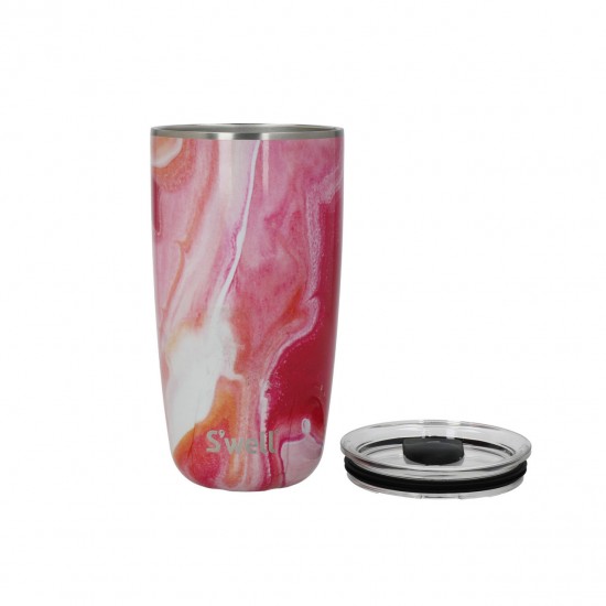 S'well Rose Agate Tumbler with Lid, 530ml - Triple Layered