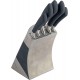 Shop quality Sabatier Maison Collection 5-Piece Soft-Grip MoV Stainless Steel Knife Set with Matching Knife Block –Silver/Black in Kenya from vituzote.com Shop in-store or online and get countrywide delivery!