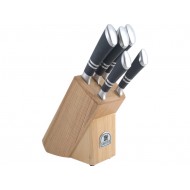 Sabatier Maison Ashwood Premium-Quality MoV Steel 5 Piece Knife Block Set