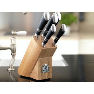 Sabatier Maison Ashwood Premium-Quality MoV Steel 5 Piece Knife Block Set