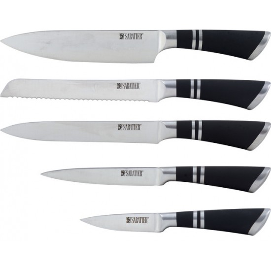 Shop quality Sabatier Maison Ashwood Premium-Quality MoV Steel 5 Piece Knife Block Set in Kenya from vituzote.com Shop in-store or online and get countrywide delivery!