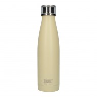 Built Double Walled Stainless Steel Water Bottle, Vanilla, 500ml 