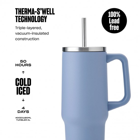 Shop quality S well XL Reusable Drinks Tumbler With Straw, 1180ml, Hydrangea Blue - Triple Layered in Kenya from vituzote.com Shop in-store or online and get countrywide delivery!