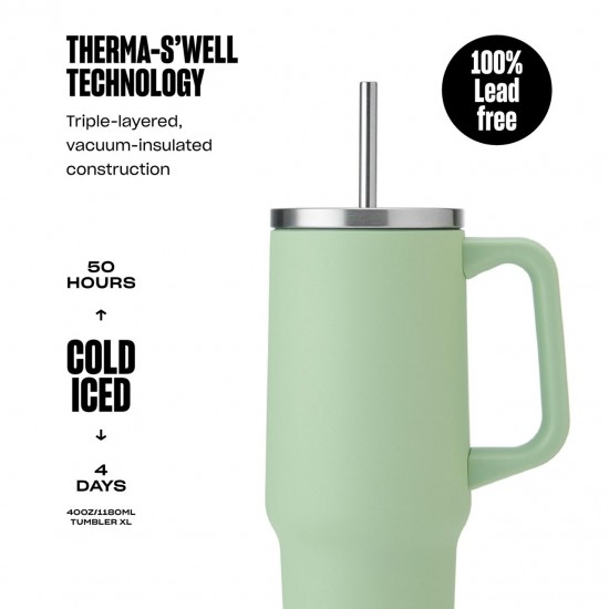 Shop quality S well XL Reusable Drinks Tumbler With Straw, 1180ml, Pistachio - Triple Layered in Kenya from vituzote.com Shop in-store or online and get countrywide delivery!