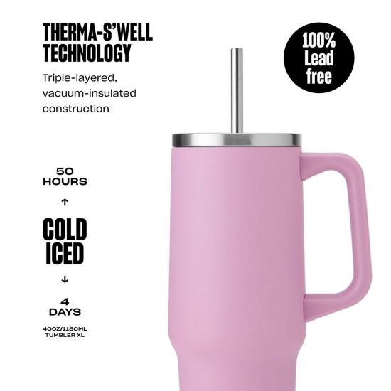 Shop quality S well XL Reusable Drinks Tumbler With Straw, 1180ml, Hydrangea Pink in Kenya from vituzote.com Shop in-store or online and get countrywide delivery!