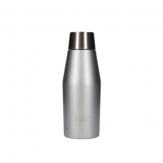 Built Apex 330ml Insulated Water Bottle, BPA-Free, 18/8 Stainless Steel - Silver