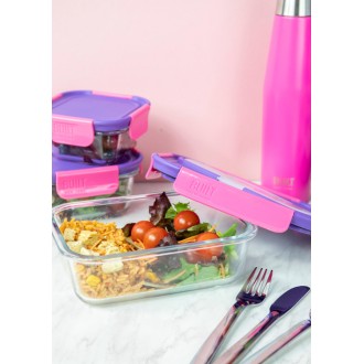 Built Active Glass Lunch Box with Cutlery, 900ml