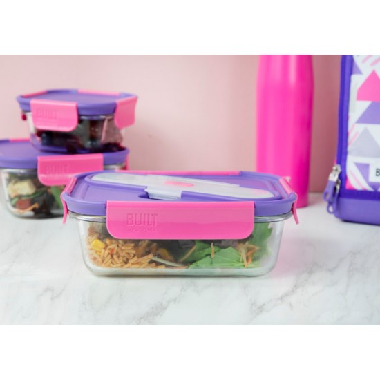 Shop quality Built Active Glass Lunch Box with Cutlery, 900ml in Kenya from vituzote.com Shop in-store or online and get countrywide delivery!