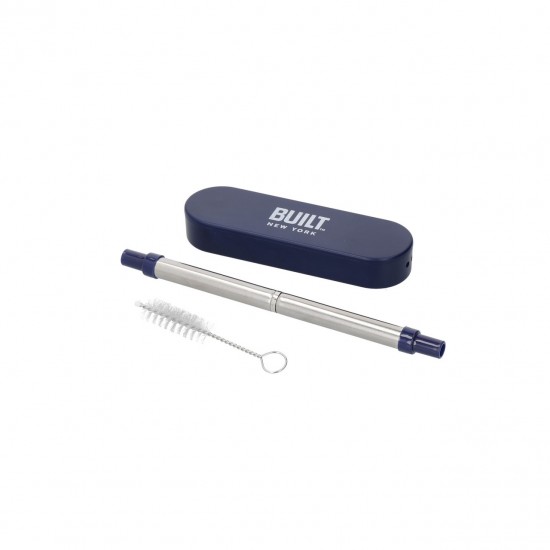 Shop quality BUILT Retractable Straw with Case, Stainless Steel, Navy in Kenya from vituzote.com Shop in-store or online and get countrywide delivery!