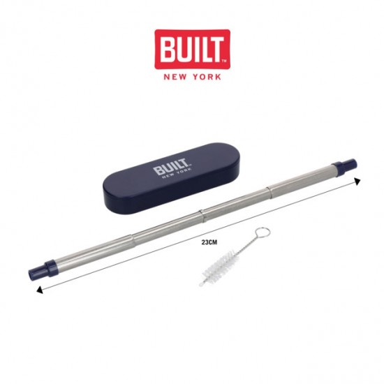 Shop quality BUILT Retractable Straw with Case, Stainless Steel, Navy in Kenya from vituzote.com Shop in-store or online and get countrywide delivery!