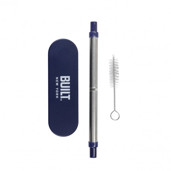 Shop quality BUILT Retractable Straw with Case, Stainless Steel, Navy in Kenya from vituzote.com Shop in-store or online and get countrywide delivery!