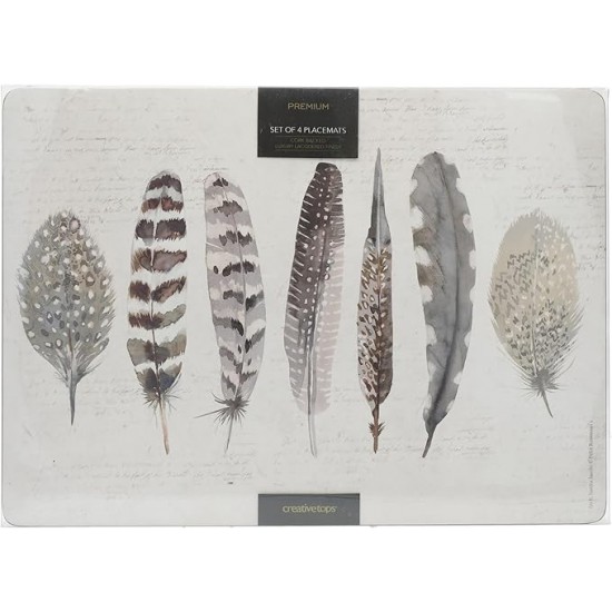 Shop quality Creative Tops Feathers Pack Of 4 Large Premium Placemats in Kenya from vituzote.com Shop in-store or online and get countrywide delivery!