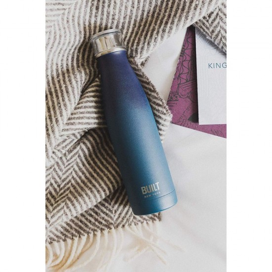 Shop quality Built Double Walled Stainless Steel Water Bottle Black and Blue Ombre, 500ml in Kenya from vituzote.com Shop in-store or online and get countrywide delivery!