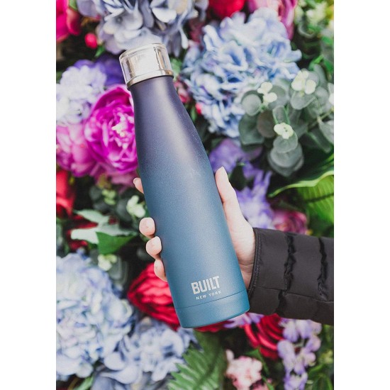 Shop quality Built Double Walled Stainless Steel Water Bottle Black and Blue Ombre, 500ml in Kenya from vituzote.com Shop in-store or online and get countrywide delivery!