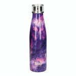 Built Double Walled Stainless Steel Water Bottle, Purple Marble, 500ml 