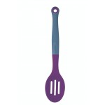 Colourworks Brights Purple Silicone-Headed Slotted Spoon