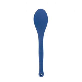 Colourworks Silicone Cooking Spoon with Measurement Markings, Blue