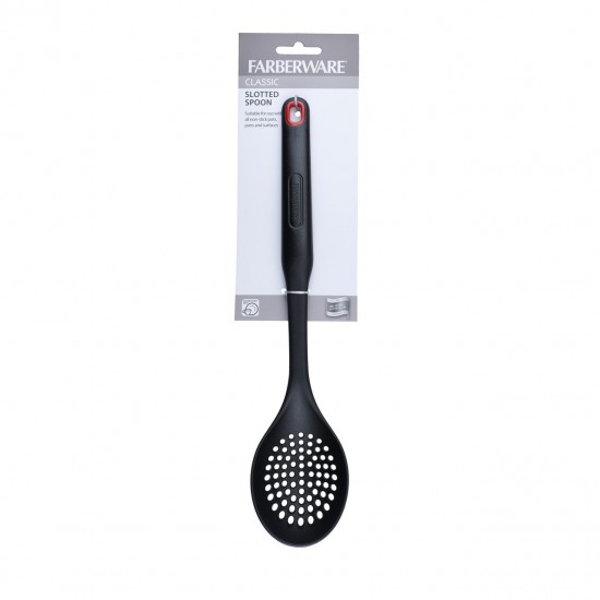 Shop quality Farberware Nonstick-Safe Slotted Spoon, Plastic, 34 cm (13.5") - Black in Kenya from vituzote.com Shop in-store or online and get countrywide delivery!