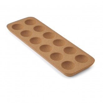 Idilica Cork Egg Holder, 30 x 10cm