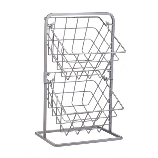 Shop quality Industrial Kitchen 2 Tier Distressed Paintwork Industrial Style Wire Storage Baskets in Kenya from vituzote.com Shop in-store or online and get countrywide delivery!