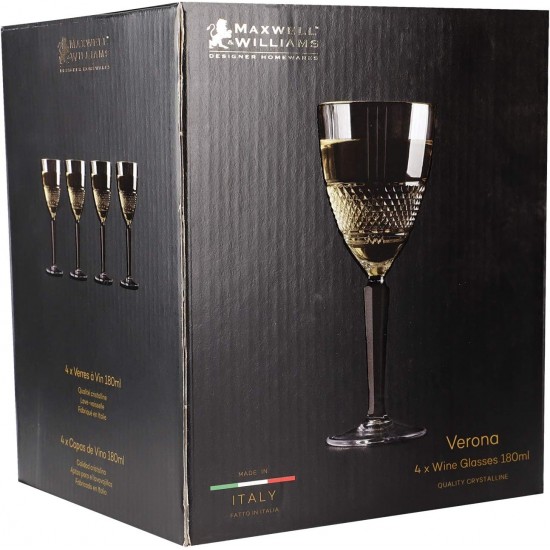 Shop quality Maxwell & Williams Verona Set of Four 180ml Wine Glasses in Kenya from vituzote.com Shop in-store or online and get countrywide delivery!