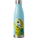 Maxwell & Williams Pete Cromer Insulated Water Bottle, Budgerigar Design, BPA Free Stainless Steel, 500 ml