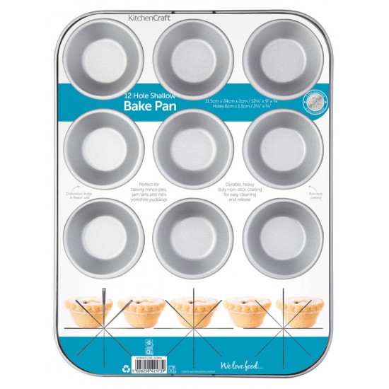 Shop quality Kitchen Craft Non-Stick 12-Hole Bake Pan / Fruit tarts/ Mini Cheesecakes, 31cm x 24cm. in Kenya from vituzote.com Shop in-store or online and get countrywide delivery!