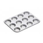 Kitchen Craft Non-Stick 12-Hole Bake Pan / Fruit tarts/ Mini Cheesecakes, 31cm x 24cm.