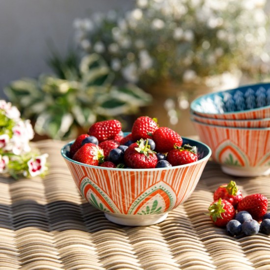 Shop quality Kitchen Craft Colourful Folk Pattern Ceramic Bowl, 16cm in Kenya from vituzote.com Shop in-store or online and get countrywide delivery!