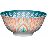 Kitchen Craft Colourful Folk Pattern Ceramic Bowl, 16cm