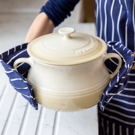 Shop quality Kitchen Craft Blue Butcher s Stripe Double Oven Glove in Kenya from vituzote.com Shop in-store or online and get countrywide delivery!