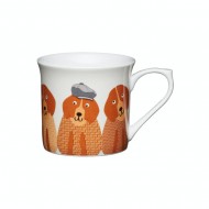 Kitchen Craft Fluted China Dogs Mug, 300ml