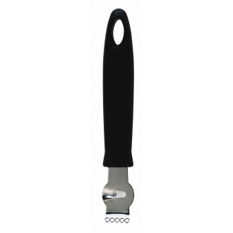 Kitchen Craft Black Handled Stainless Steel Bladed Zester