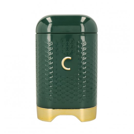 Shop quality Lovello Textured Coffee Storage Canister with Lid, Hunter Green & Gold in Kenya from vituzote.com Shop in-store or online and get countrywide delivery!