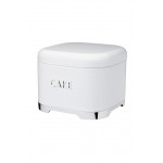 Lovello Textured Steel Cake Tin - Ice White