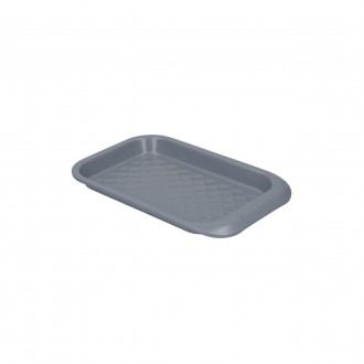 Master Class Smart Ceramic Baking Tray with Robust Non-Stick Coating, Carbon Steel, Grey, 23 x 15cm