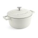 MasterClass Cast Aluminium Casserole Dish, 2.5L, Cream