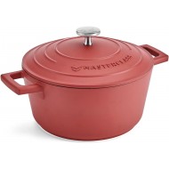 MasterClass Cast Aluminium Casserole Dish, 2.5L, Red