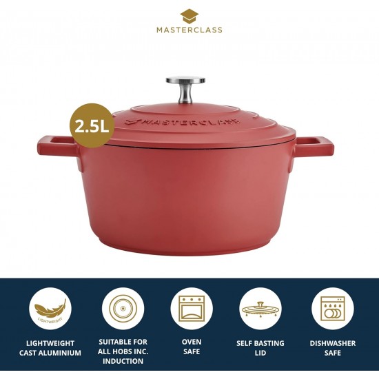 Shop quality MasterClass Cast Aluminium Casserole Dish, 2.5L, Red in Kenya from vituzote.com Shop in-store or online and get countrywide delivery!