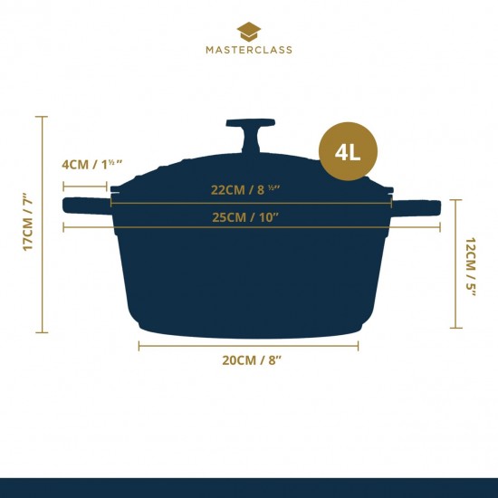 Shop quality MasterClass Cast Aluminium Casserole Dish, 4 Litres, Cream in Kenya from vituzote.com Shop in-store or online and get countrywide delivery!