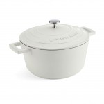 Master Class Cast Aluminium Casserole Dish, 4 Litres, Cream