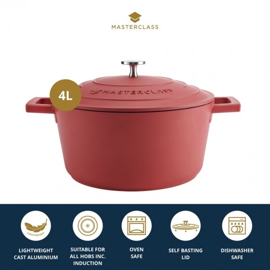 Shop quality MasterClass Cast Aluminium Casserole Dish, 4L, Red in Kenya from vituzote.com Shop in-store or online and get countrywide delivery!