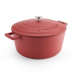 MasterClass Cast Aluminium Casserole Dish, 5L, Red