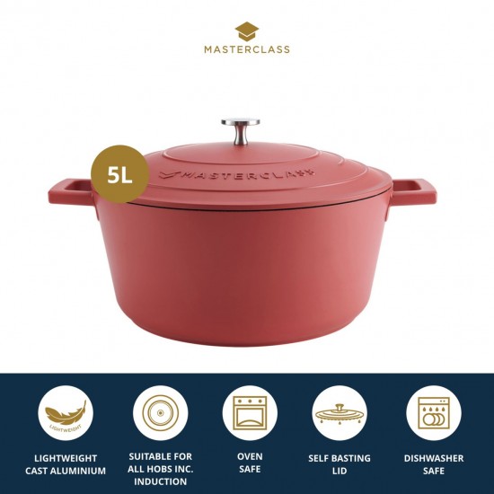 Shop quality MasterClass Cast Aluminium Casserole Dish, 5L, Red in Kenya from vituzote.com Shop in-store or online and get countrywide delivery!