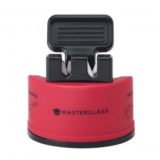 MasterClass Smart Sharp Dual Knife Sharpener, Red