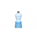 MasterCraft Pepper Mill or Salt Grinder with Interchangeable Cap, Plastic, Blue Ombré, 12 cm