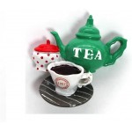 VZ Fridge Magnet, Bionic Teapot Set, 7 cm