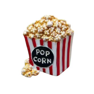 VZ Fridge Magnet, Miniature Popcorn, 5 cm