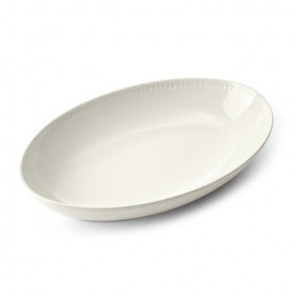 Mikasa Cranborne Stoneware Serving Bowl, 30.5cm, Cream